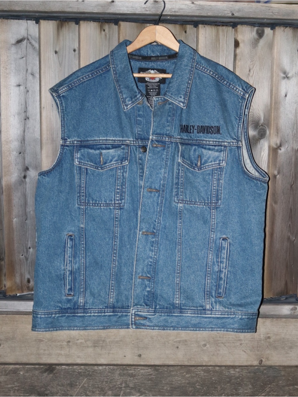 ❗️Vintage 90s Harley-Davidson Denim Vest ❗️